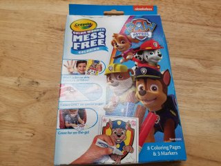 New Paw Patrol Mess Free Coloring Set