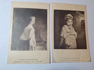 Two 1928 vintage postcards
