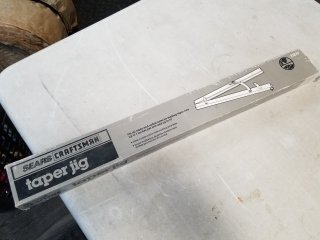 New Craftsman Taper Jig