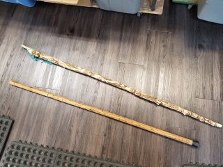 Pair of Wooden Walking Sticks