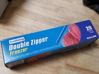 New TrueLiving Freezer Bags