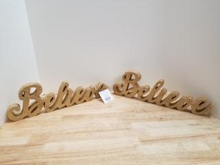 New glitter Holiday decor each approx 14 inch long 
