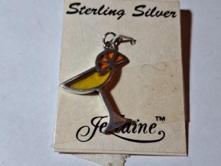 Stamped 925 charm,  1 inch