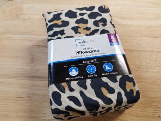 New Leopard Print Pillowcases Set