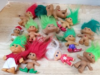 Assorted Troll Dolls Collection