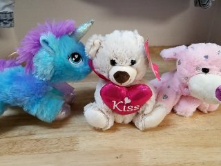 New Plush Toy Set, 7 in