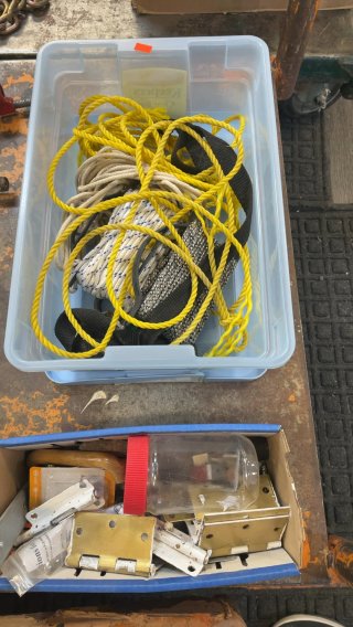 Assorted Ropes and Hardware