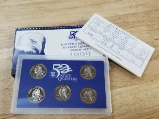 New 1999 US State Quarters Proof Set