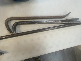 Set of 3 Used Pry Bars