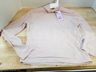 New Beige Turtleneck Shirt, ladies small