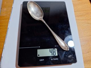 Marked Sterling Tablespoon, 48 grams