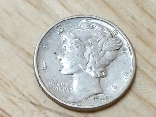 1943 Mercury Dime