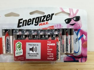 New Energizer Max AA Batteries