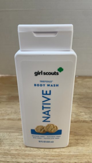 New Girl Scouts Trefoils Body Wash