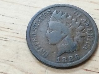 1886 Indian Head Penny