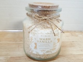 New Warm Vanilla Bath Salts