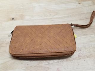 New Brown Chevron Wallet