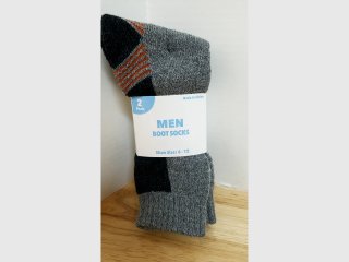 New Men\'s Boot Socks 2 Pair