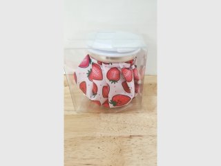 New Strawberry Ice Pack, approx 4 inch tall 