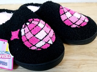 New Disco Ball Slippers ladies medium 