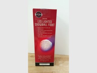 New LED Lighted Snowball Fight