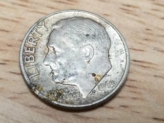 1963 Silver Roosevelt Dime