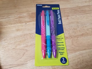 New 3-Pack Ballpoint Pens