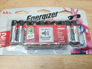 New Energizer Max AA Batteries 16-Pack