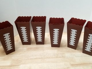 New Football Popcorn Buckets
