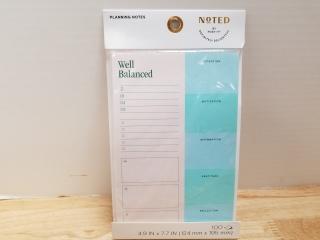 New Well Balanced Planning Notes