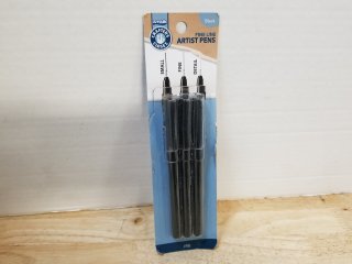 New Black Fine Line Artist Pens