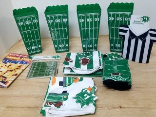 New Football Party Supplies Set