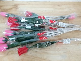 New Artificial Roses Set, 10 in