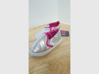 New Girls' Glitter Slip-On Shoes size 5