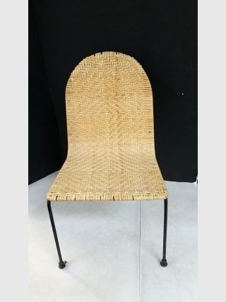 Woven Rattan kids Chair approx 20 by 12 inch