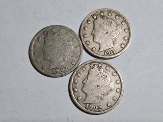 3 - V Nickels 