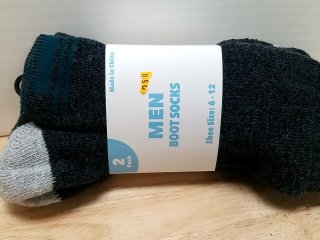 New Men\'s Boot Socks 2-Pack