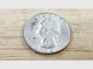 1964 D Washington Quarter