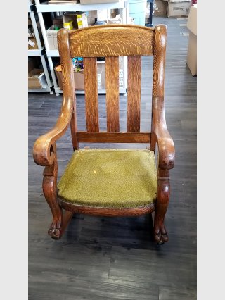 Vintage Oak Rocking Chair