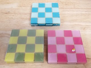New Checkered Mosaic Coasters