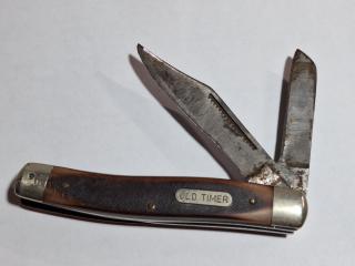 Old Timer folding knife, 3 inch blades 