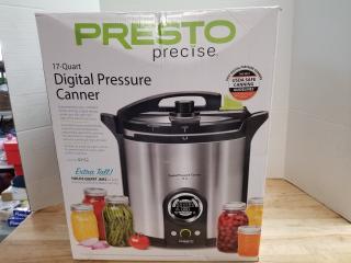 New 17 quart  presto digital pressure canner