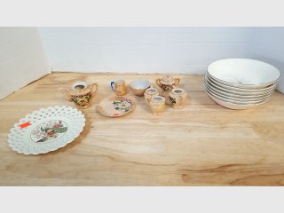 Miniature Porcelain Tea Set