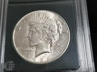 1926 S Peace silver dollar 