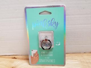 New ring holder and kickstand for smart phones 