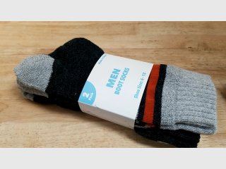 New Men\'s Boot Socks 2-Pack