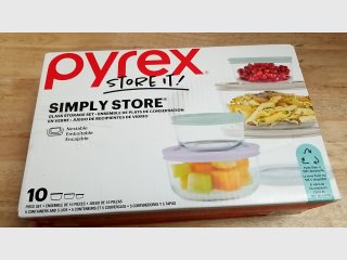 Pyrex 10-Piece Glass Storage Set