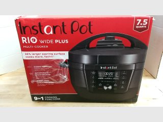 New Instant Pot Rio Wide Plus, handle has crack, fully functional 