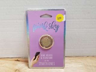 New ring holder and kickstand for smart phones 