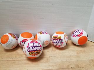 New zuru mini brands create toy, each approx 4 inch 